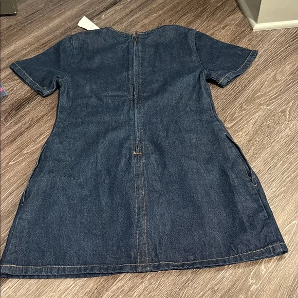 Abercrombie & Fitch Dark Blue Denim Dress - Picture 4 of 4